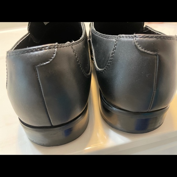 Perry Ellis Portfolio Dress Shoe Black Size 11 1/2 - Picture 6 of 8